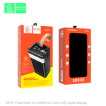 Портативный аккумулятор DENMEN DP23 40000 mAh (черный)