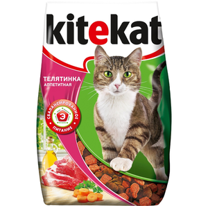 КОРМ KITEKAT ТЕЛЯТИНКА АППЕТИТНАЯ 350ГР