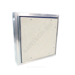 Люк под плитку нажимной алюминий 400х400 на износоустойчивой петле Evecs CERAMO COMFORT D4040