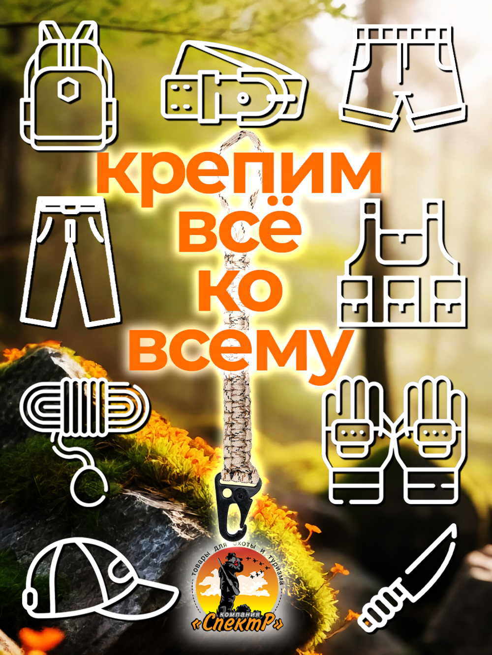 Браслет с ножом на запястье из паракорда, тактический с ножом, цвет зеленый, браслет выживания, нож на запястье