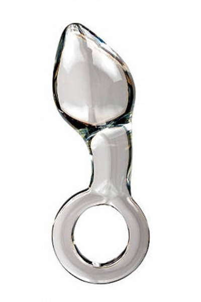 Стеклянный анальный стимулятор ICICLES № 14