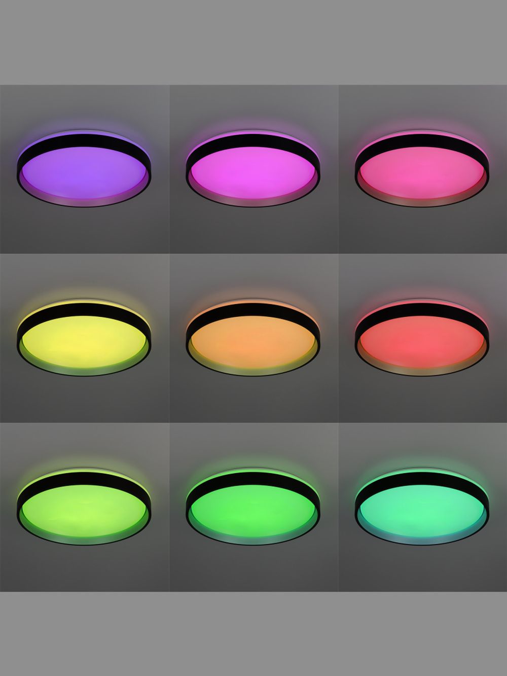 Citilux ENZO CL753451G LED RGB Светильник с пультом Черный + Золото