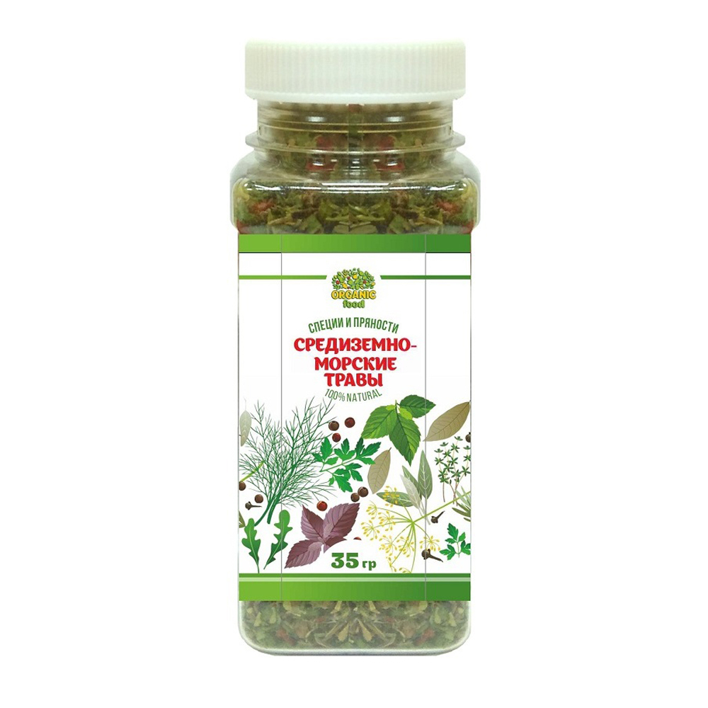 Organic Food Средиземноморские травы 40гр. ПЭТ