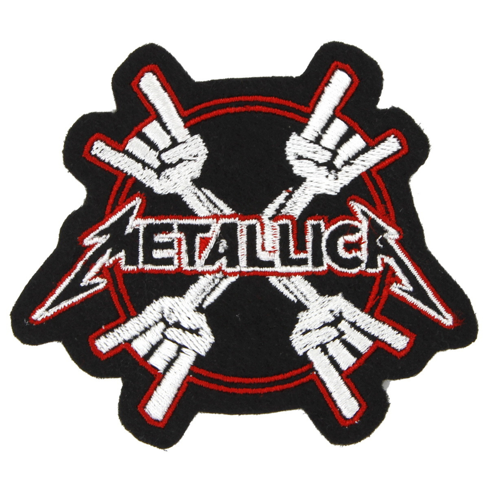 Нашивка с вышивкой группы Metallica