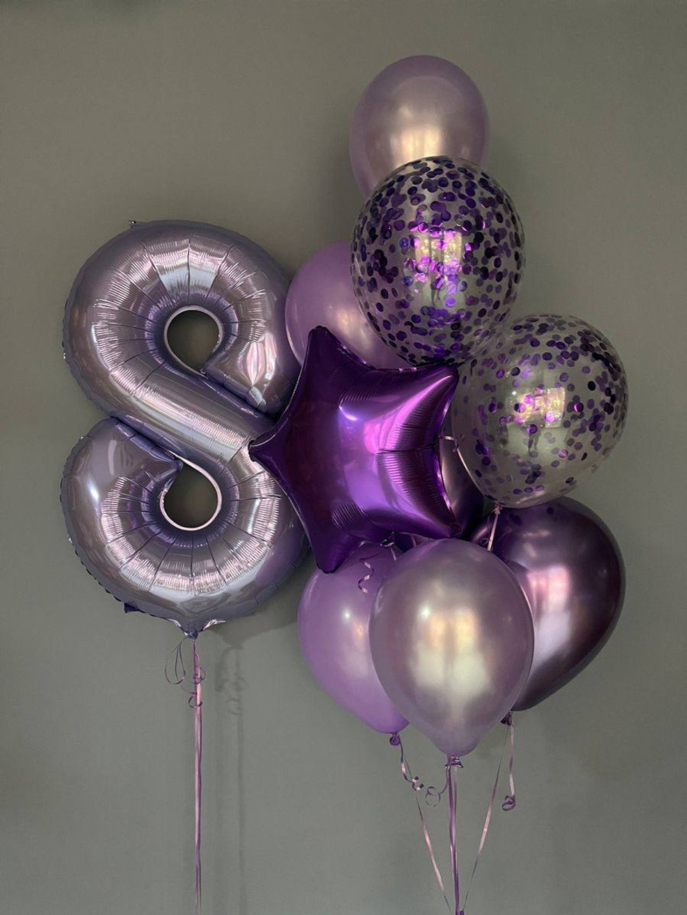 Сет шаров «Лиловое настроение»