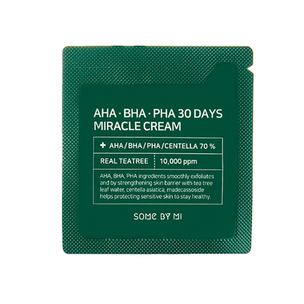 SOME BY MI AHA·BHA·PHA 30 DAYS MIRACLE CREAM [POUCH] Крем для лица с кислотами 1,2г