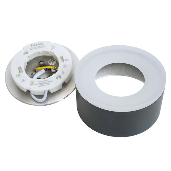 Светильник потолочный Feron HL456 12W, 230V, GX53, черный 51345