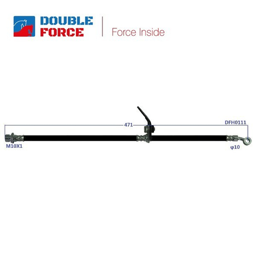 Шланг тормозной Double Force DFH0111
