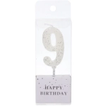 Свеча для торта Цифра Фактура «9» 4,6 см