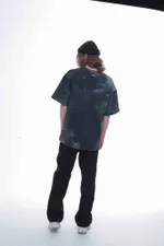 Футболка Tishi.Ti Ручного окраса графитовая