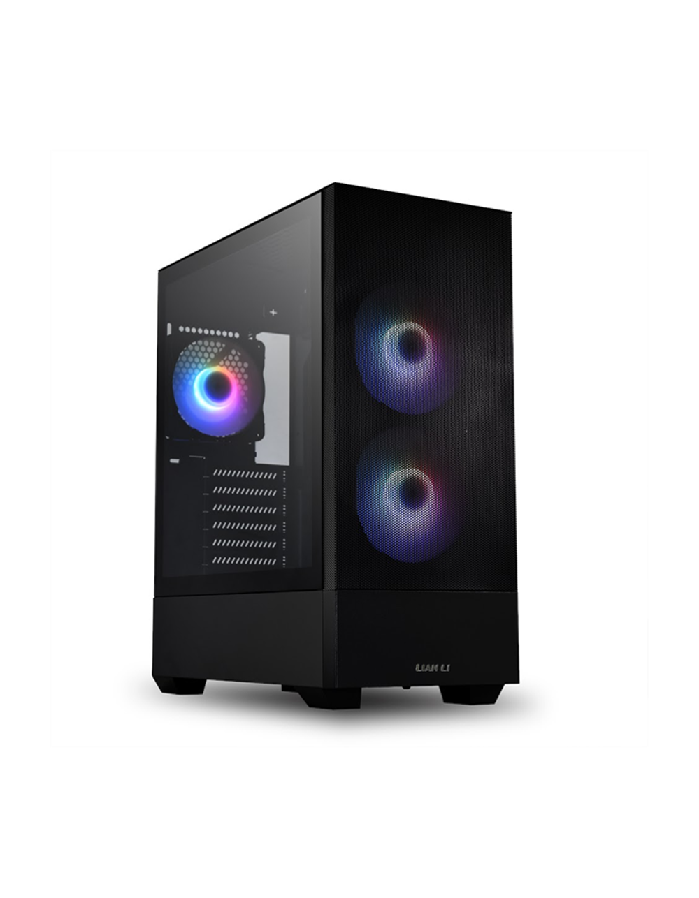 Корпус LIAN LI Lancool 205 Mesh Black, Medium Case: ATX, Micro-ATX, Mini-ITX, 2xUSB 3.0, 2xAudio, Included Fans: 2x140mm ARGB PWM, 1x120mm ARGB PWM