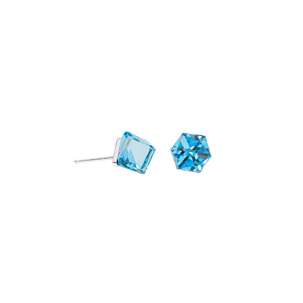 Серьги-пусеты Fiore Luna Aquamarine SWE1127/2 A S