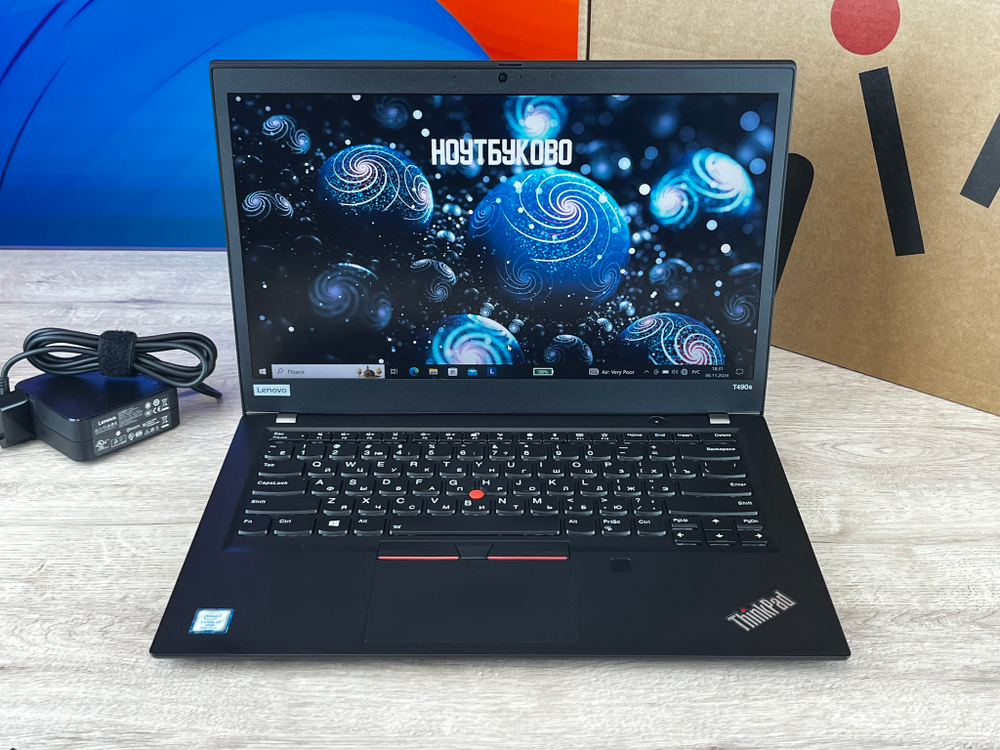 Ноутбук Lenovo ThinkPad T490s i7-8665U 14 FHD IPS 8Gb RAM 256 Gb SSD Win10 Pro русская клавиатура