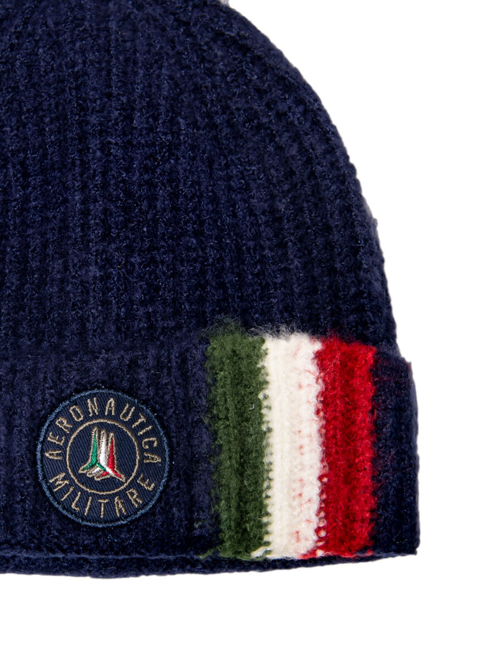 Шапка AERONAUTICA 049 синий триколор