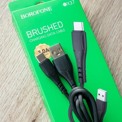 Кабель Type-С BOROFONE BX37 1м, в оплетке, 012995 Черный