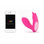 Вагинально-клиторальный стимулятор Magic Motion Eidolon с подключением к смартфону (перезаряжаемый) (Цвет: розовый)