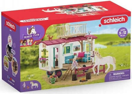 Фигурки Schleich Horse Club - Игровой набор Трейлер для секретных клубных встреч - Шляйх Лошади 42593