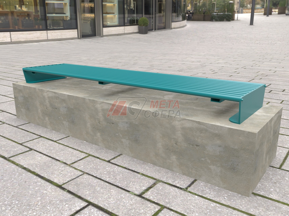 Лавка на подпорную стенку Бореаз