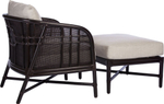 Кресло McGuire Plaid Lounge Chair