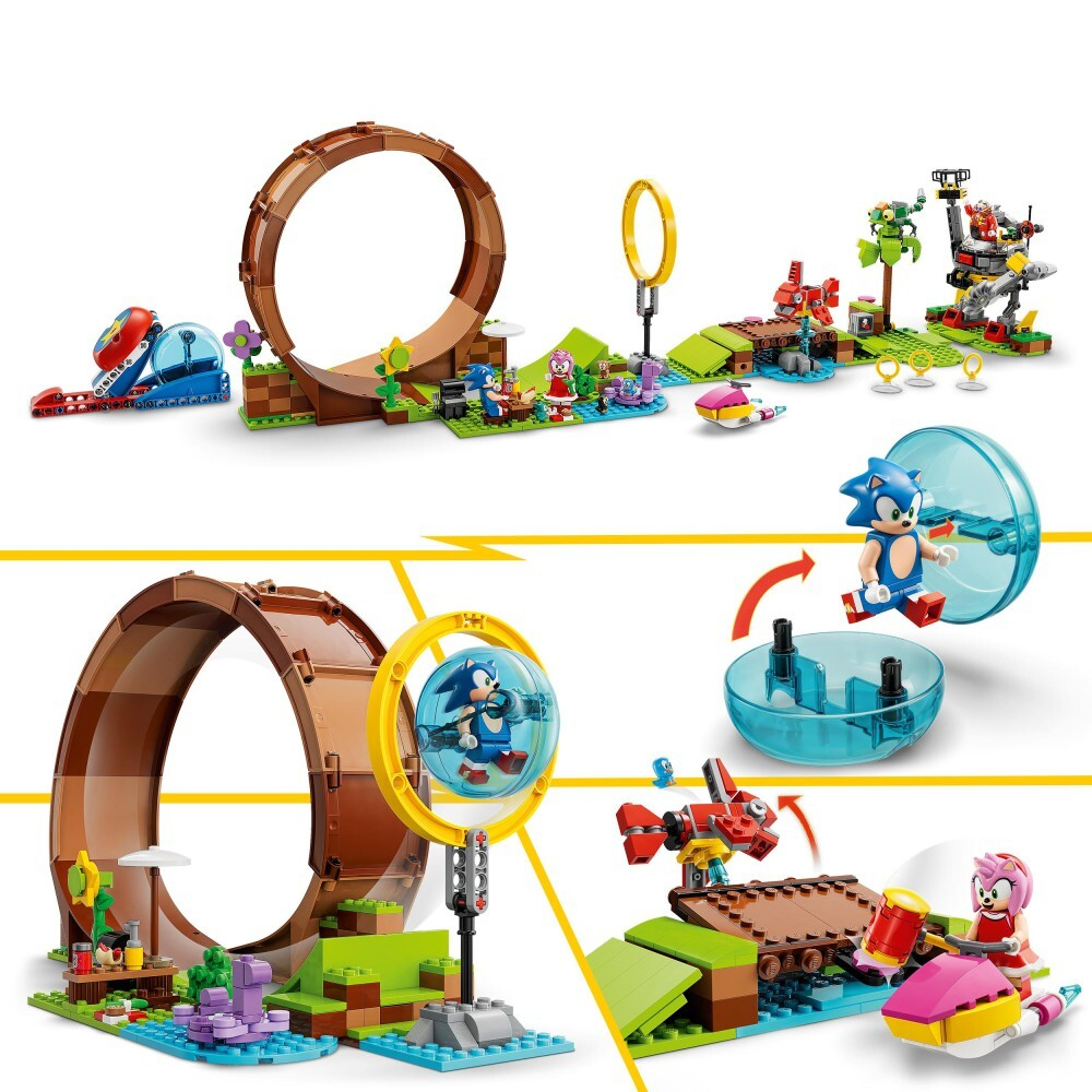 LEGO Sonic the Hedgehog - Sonic - Green Hill Loop Challenge 76994