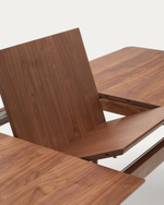 Стол раздвижной Elan из шпона и массива ореха 200 (260) x 100