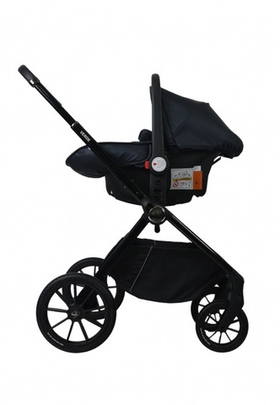 Коляска модульная 3в1 Sweet Baby Verde Blue (Black Crossy)