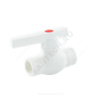 Кран шаровой PP-R белый Дн 50 внутренняя пайка OPTIMA VALFEX VALF 10145050