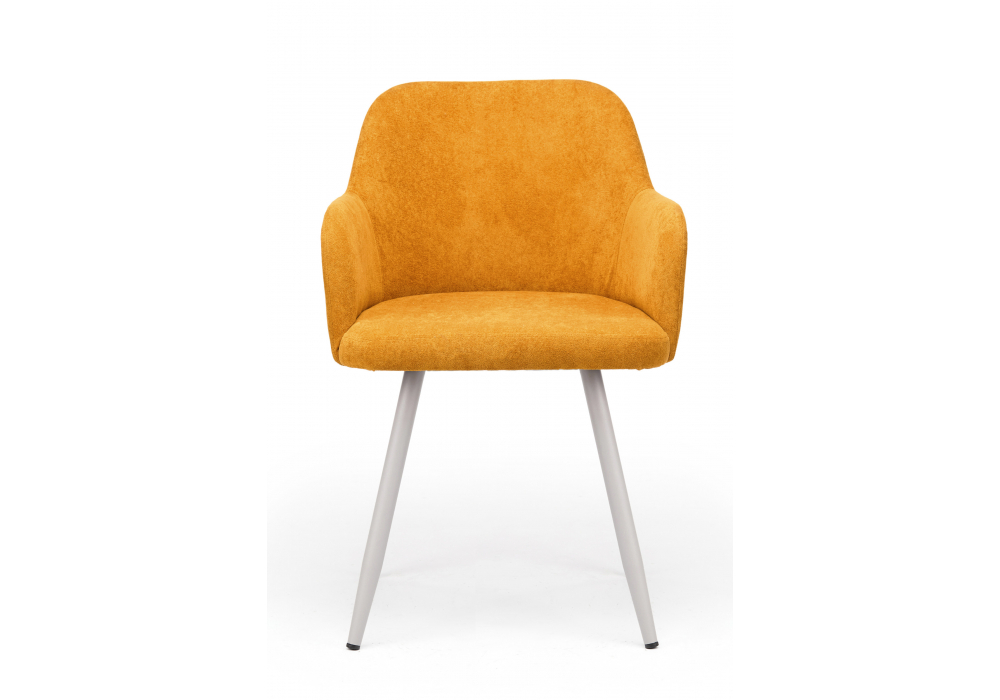 Стул на металлокаркасе Woodville Инфини терракота (ocean 015), серый