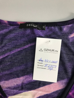 Платье Zero яркой расцветки, маркировка 36, визуально на 42 размер