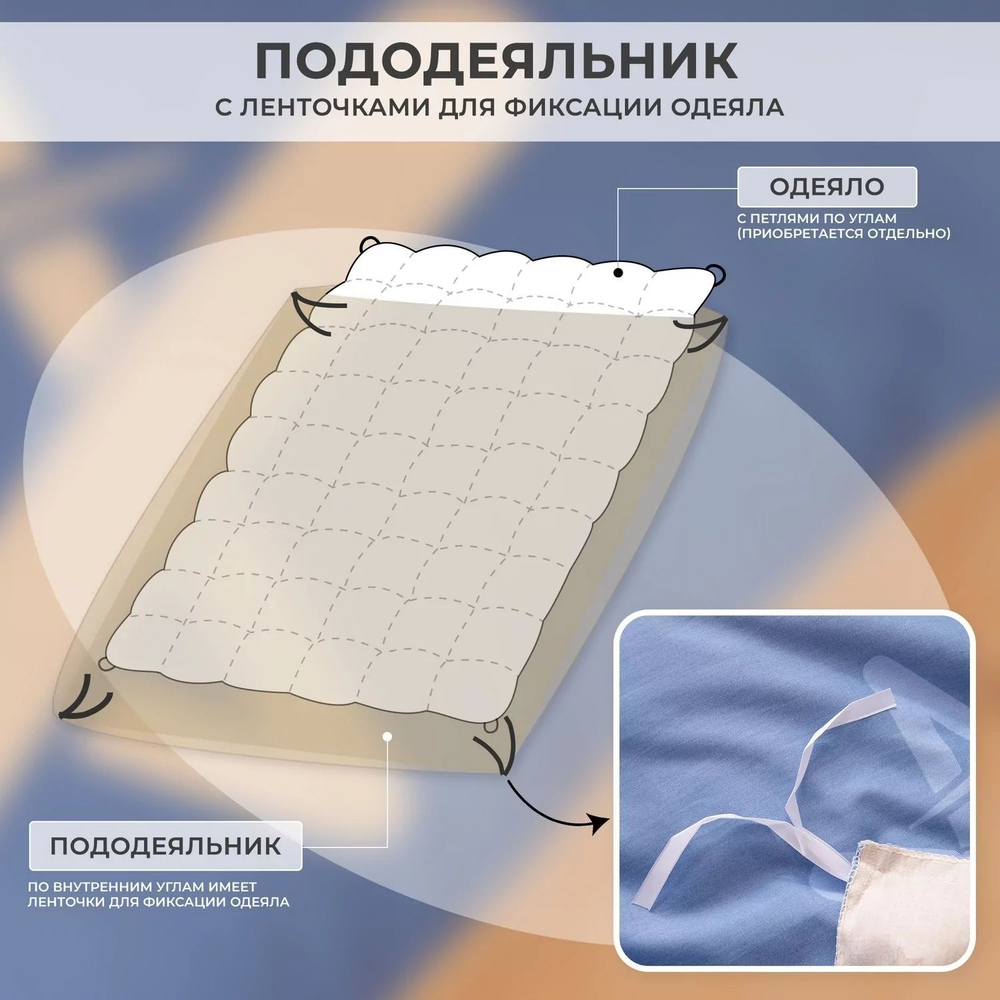 Комплект постельного белья 100% хлопок