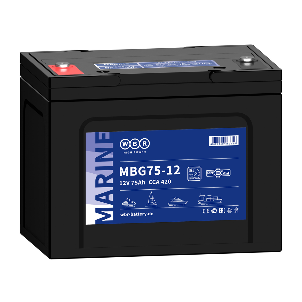 Аккумулятор WBR MBG 75-12 (GEL)