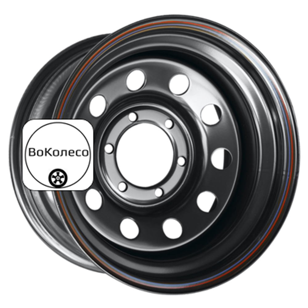 8x17/6x139,7 ET-10 D110 Тойота Ниссан Черный Off-Road Wheels