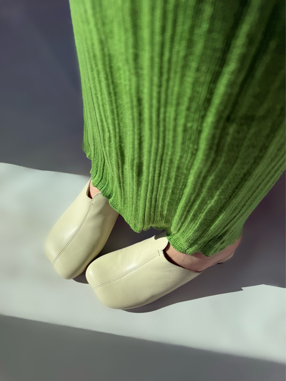 Женские летние мюли из натуральной кожи