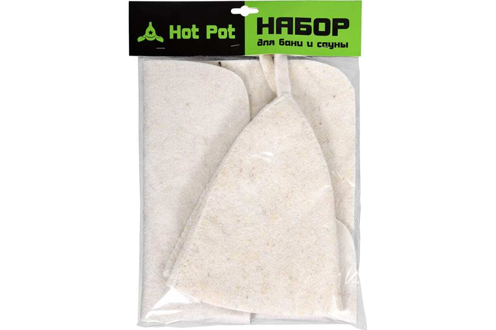 НАБОР ИЗ ДВУХ ПРЕДМЕТОВ (ШАПКА, КОВРИК) HOT POT 41204