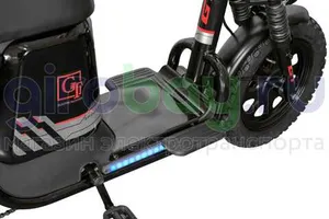 Электроскутер GT U3 1000W (60V/30Ah) железофосфат - Черный фото №14