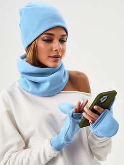 Снуд унисекс из футера с начесом