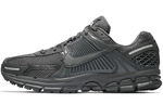 Nike Air Zoom Vomero 5 anthracite black fashion shock absorption, wear-resistant, breathable, low-cut casual running shoes for men and women the same black