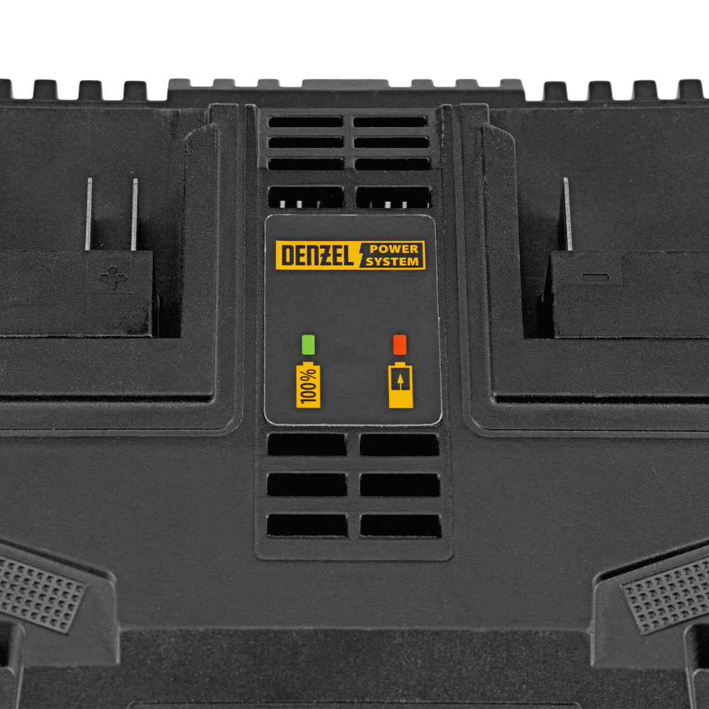 Устройство зарядное для аккумуляторов двухпортовое BCH-20-4.0x2, Li-Ion, 20 В, 4.0 А// Denzel