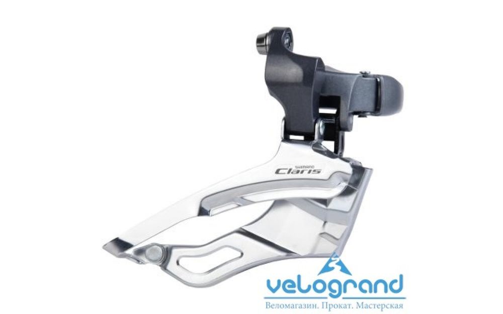 Переключатель передний Shimano Claris 2403, 3x8 ск., хомут 34.9 мм, черный`
