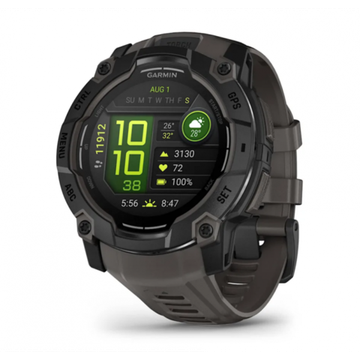 Умные часы Garmin Instinct 3 Amoled 50 mm black with Charcoal Band