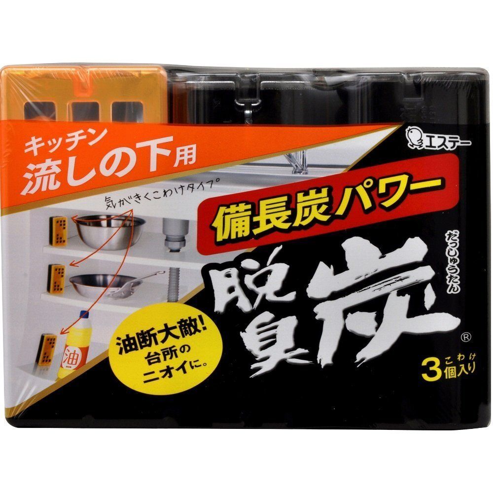 Поглотитель запахов DASHU-TAN для шкафов на кухне угольный 3*55г.