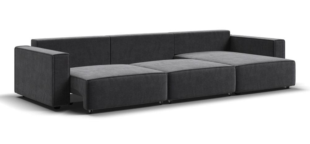 Угловой диван BOSS SOFT MODOOL MAX Вельвет CORD графит