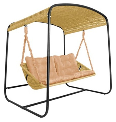 Качели DeckWOOD Sky Bed Lite (бежевый, подушка темно-бежевая)