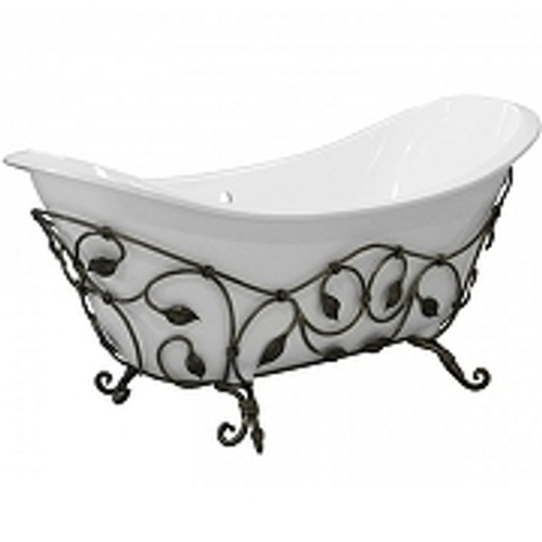 Кованая подставка для ванны Эстет "Скарлетт", ФР-00001487 Патина