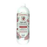 Gel*off Средство для обезжиривания и снятия липкого слоя, Ароматная земляника, 1000мл