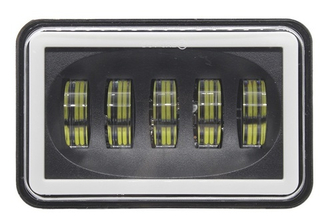 Прожектор LED-СТГ -прямоуг 50W (168*120*78) 5Lens+ДХО (Д-25W,Б-25W) 9-36v шт 5IN-50W-WW-RING-HL