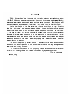 Finger plays for nursery and kindergarten | Emilie Poulsson