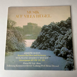 Винтажная виниловая пластинка LP Сборник Классичской Музыки, Joseph Haydn Гайдн, Wolfgang Amadeus Mozart Моцарт Musik Auf Villa Hugel (Германия 1977)