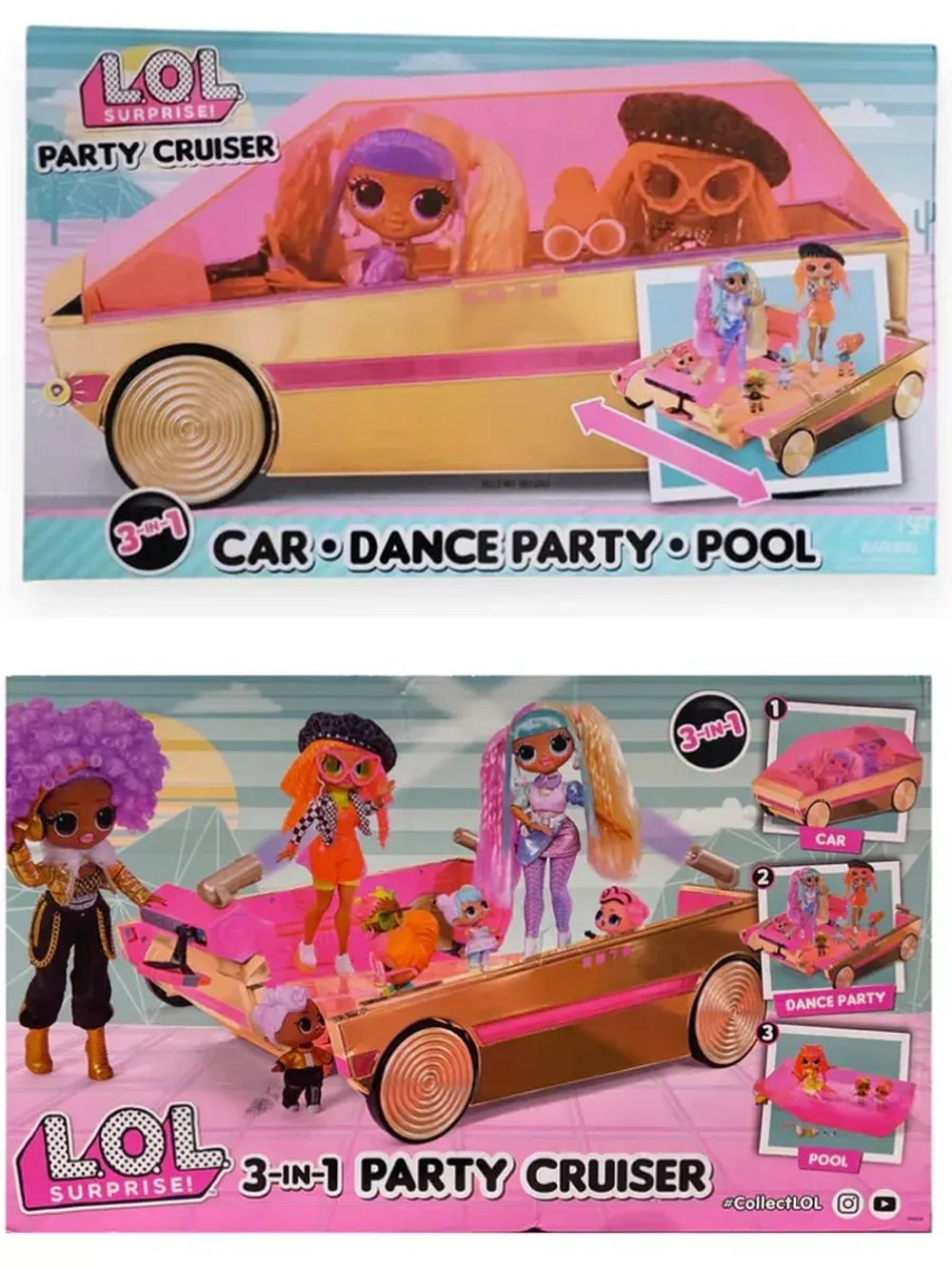 Набор машина Lol Party Cruiser Car для куклы Лол оригинал