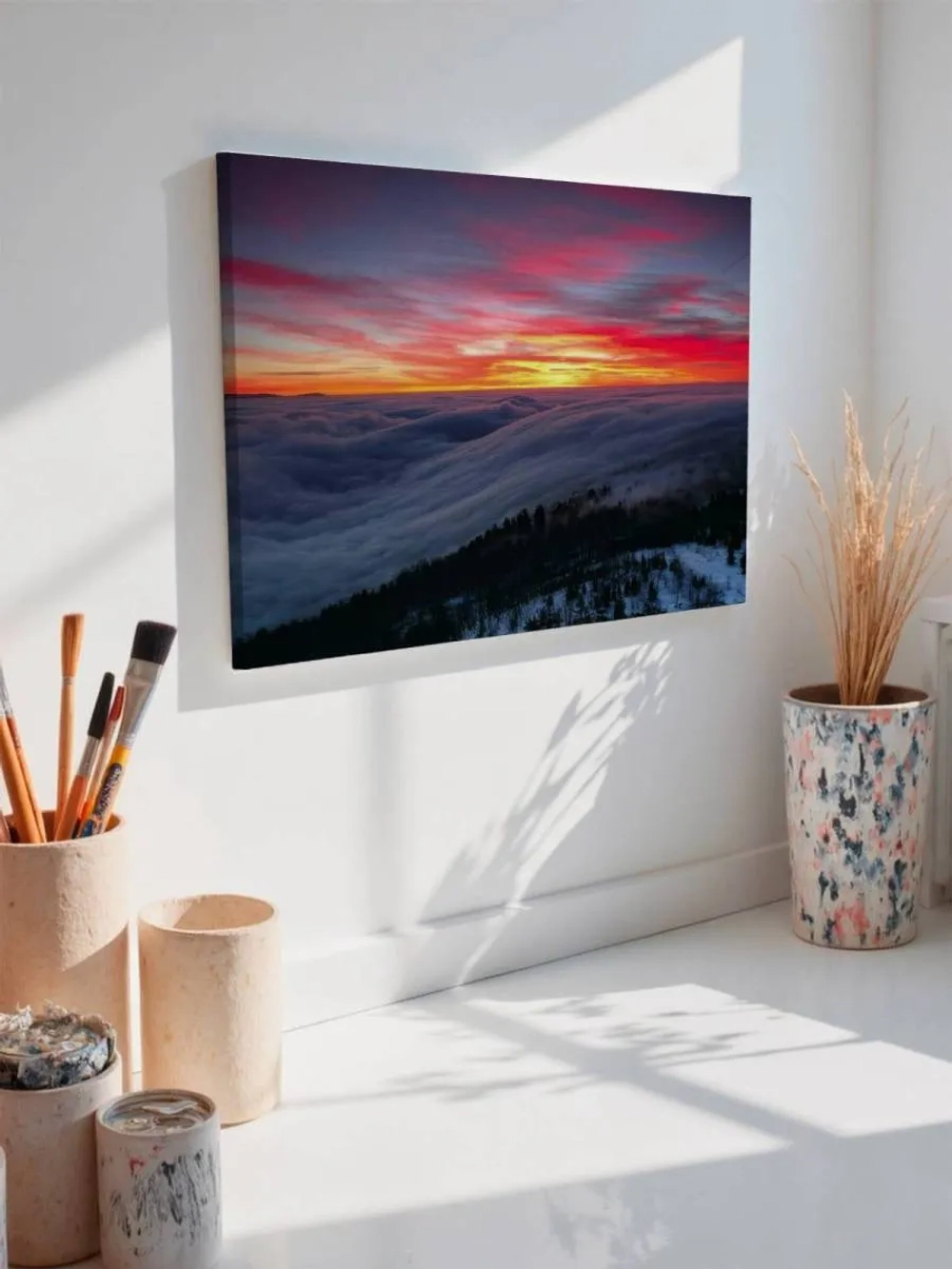 Картина на стену 40 X 50 Закат в горах